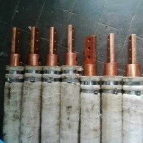 Water Cooled Power Cable - Copper Conductor, 25mm Outer Diameter, 100mm Length | 100A Current Rating, 600V Voltage Rating, Ceramic Insulation for High-Power Applications