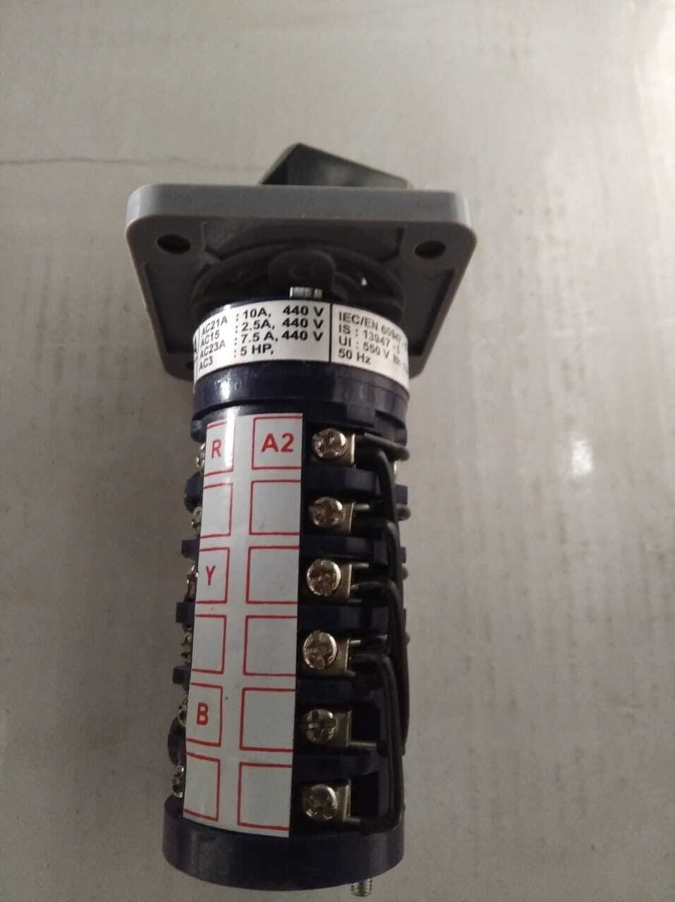 Ammeter Selector Switch