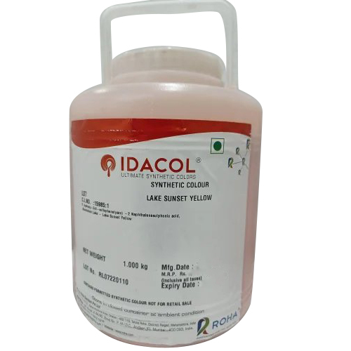 लेक सनसेट येलो सिंथेटिक कलर