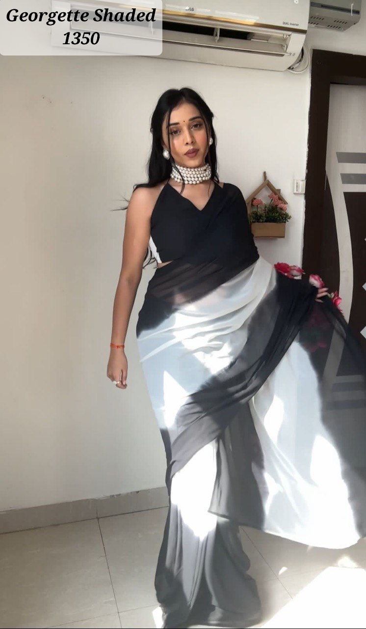 Ready To Wear Sarees - Color: Multi Color