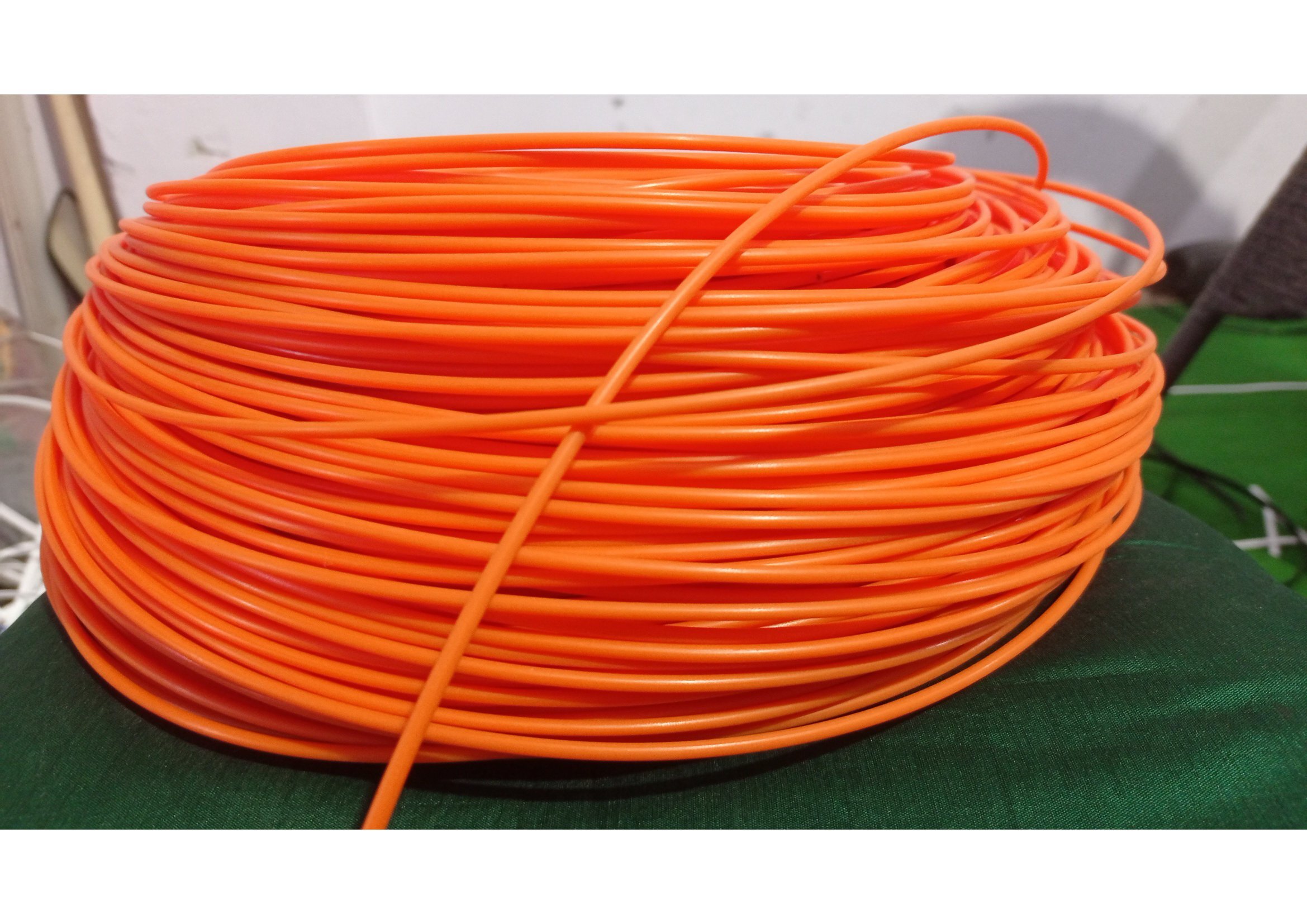 Rattan Wicker Strip - Heavy Iron Frame, Modern Design, Orange | Durable, Eco-friendly, Uv Resistant, Easy To Clean, Luxury Comfort