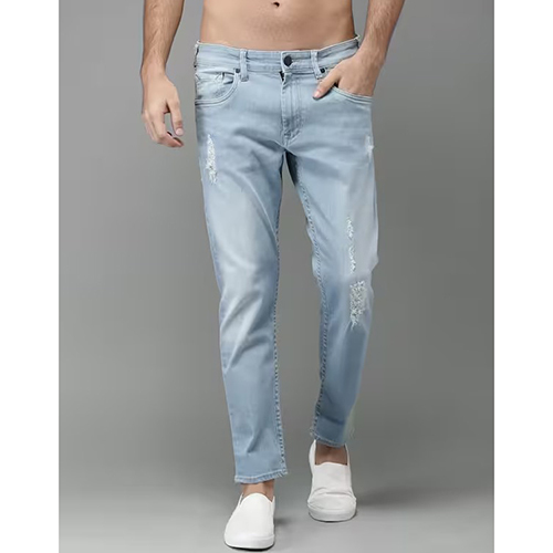 Washable Mens Light Blue Jeans