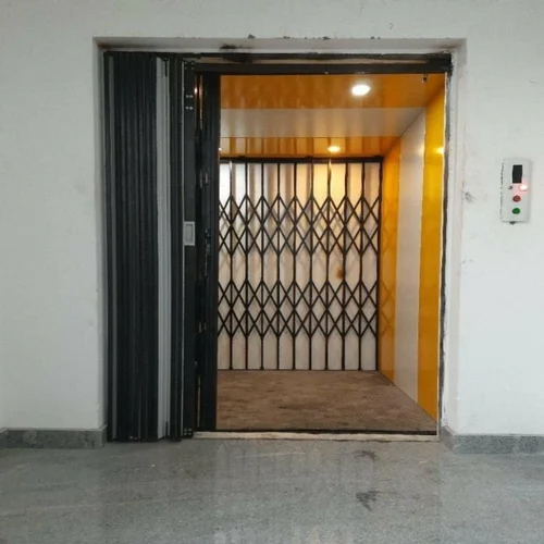 Manual Door Passenger Elevator - Stainless Steel, Electric / Hydraulic Operation | Safety Sensor, Calling Box, Dumbwaiter Mechanism