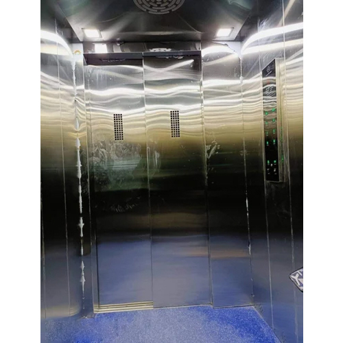 Hydraulic Passenger Elevator - Stainless Steel, Electric & Hydraulic Power Supply | Safety Sensor, Dumbwaiter Mechanism, Calling Box Control