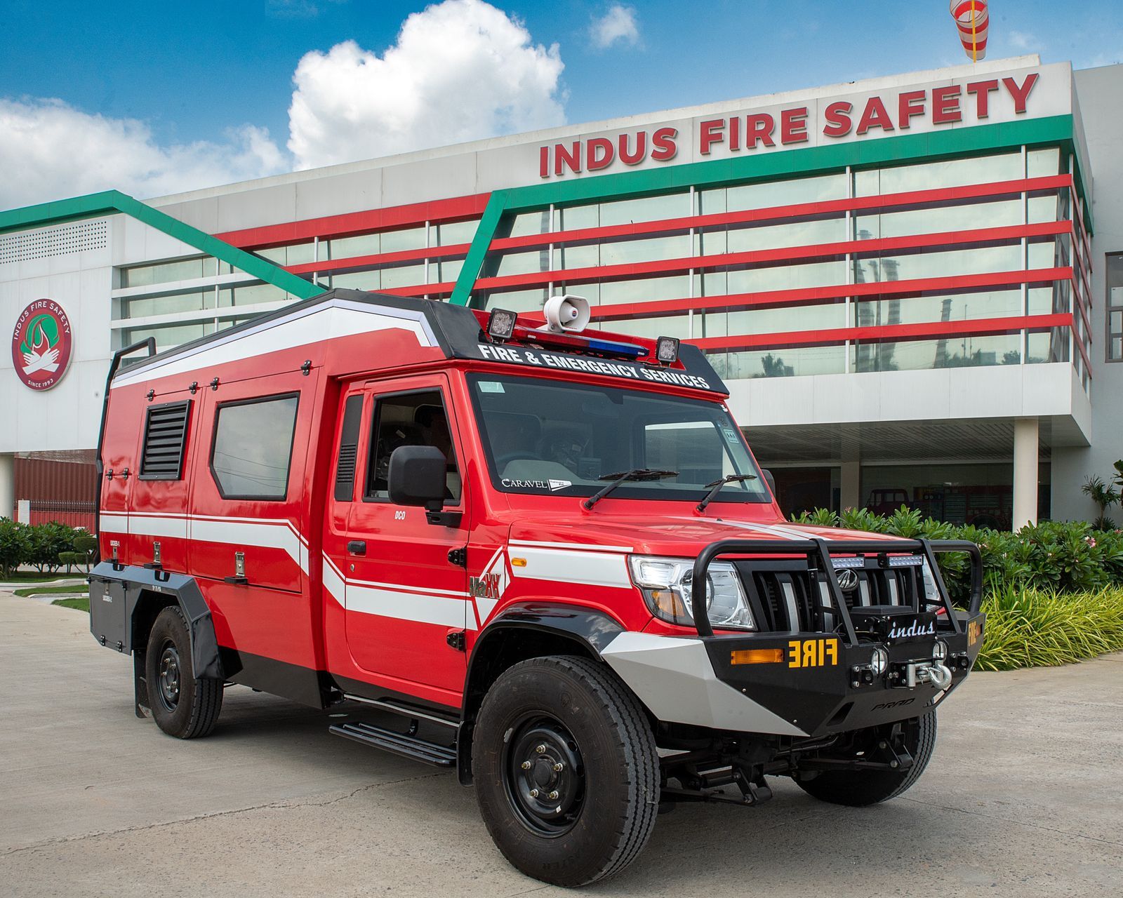 Red First Responder Vehicle