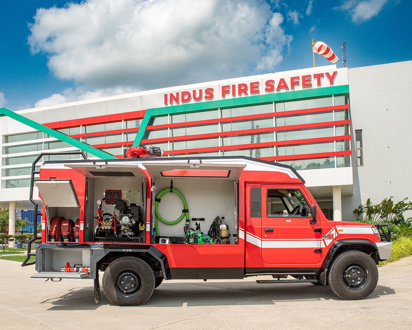 Red First Responder Vehicle