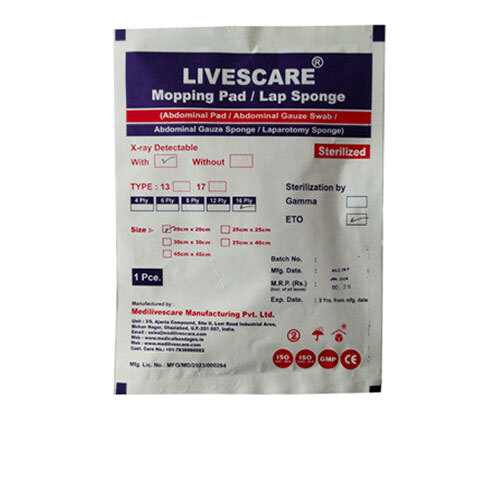 Lap Sponge By Medilivescare Manufacturing Private Limited