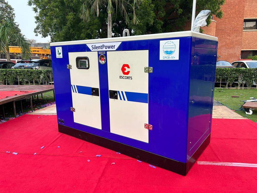 35 Kva Escorts Diesel Generator - Color: Blue