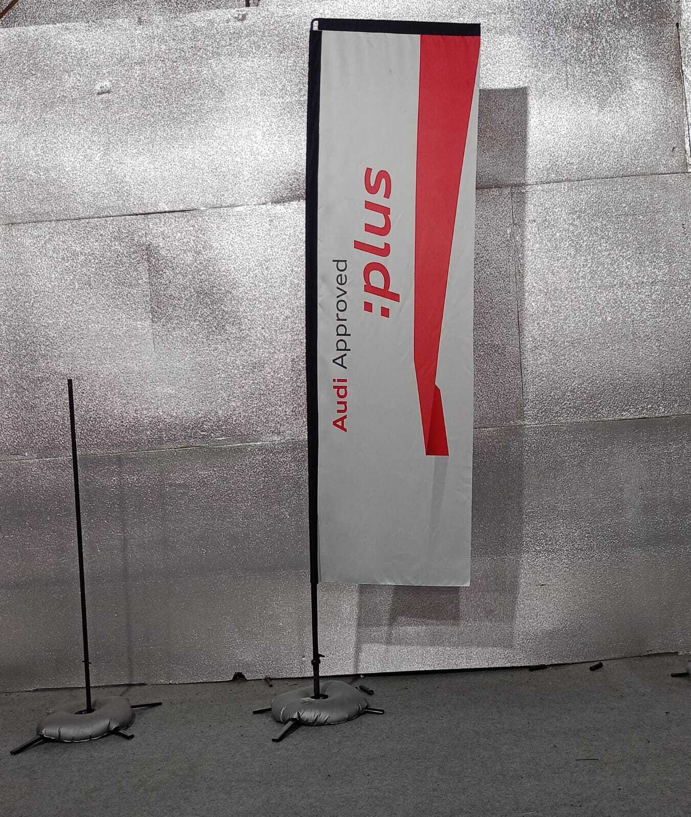 L Shaped Flag 1 - Flagpole Material: Fiberglass