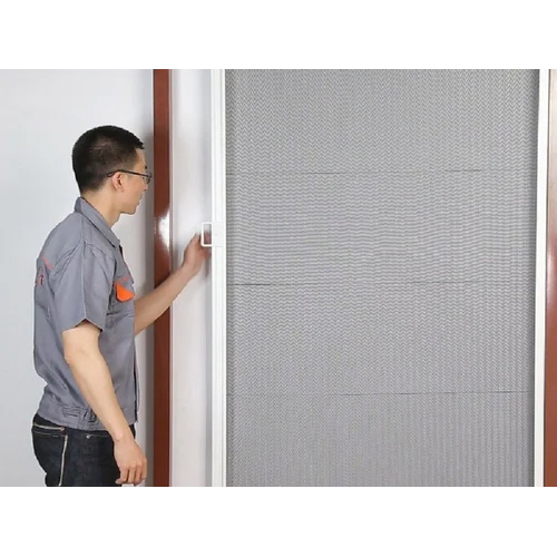 Pleated Mosquito Net Installation Service - Polyester Material, Full Size | Customized Mesh Size For Home And Outdoor Use