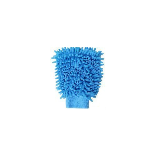 Blue Microfiber Wet And Dry Gloves Duster