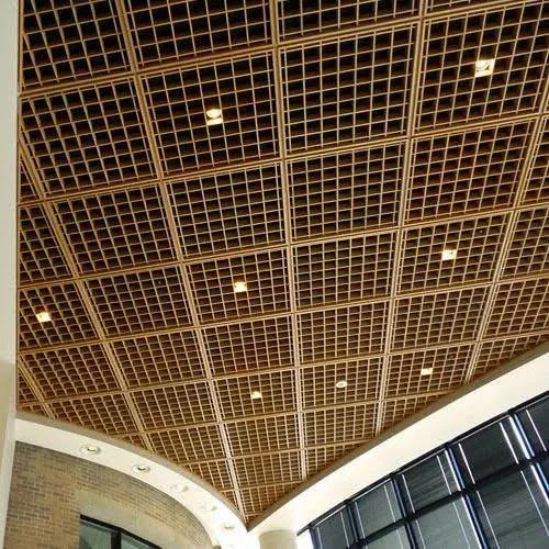 Wear-resistant White Coated Gi Open Cell Ceiling Tiles