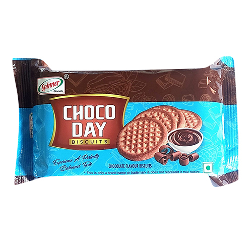 150g Choco Day Biscuits - Whole Wheat, Round Shape , Crispy Texture and Chocolate Flavor for a Deliciously Sweet Treat