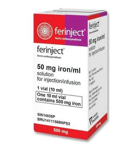 Ferinject 500mg Injection - Drug Type: General Medicines