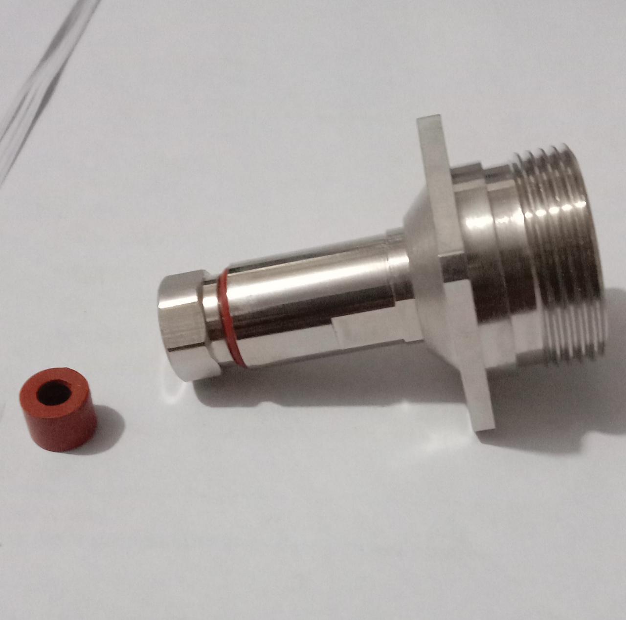 Din F 4 Hole 1/4 Clamp - Brass Shield, 0.25" Size, Impedance 50 Ohm, 6.5ghz Frequency, Vswr 1.15:1, Dielectric Resistance 5000m, Operating Temp -40â°c To +85â°c