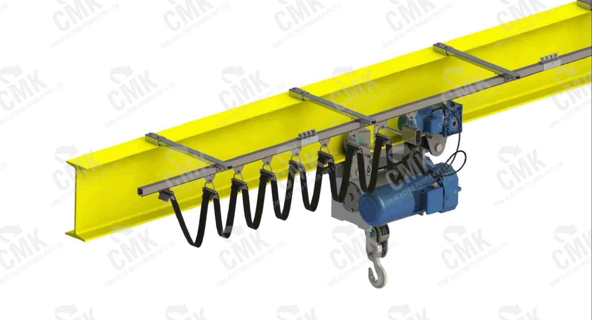 Eot Crane - Color: Yellow