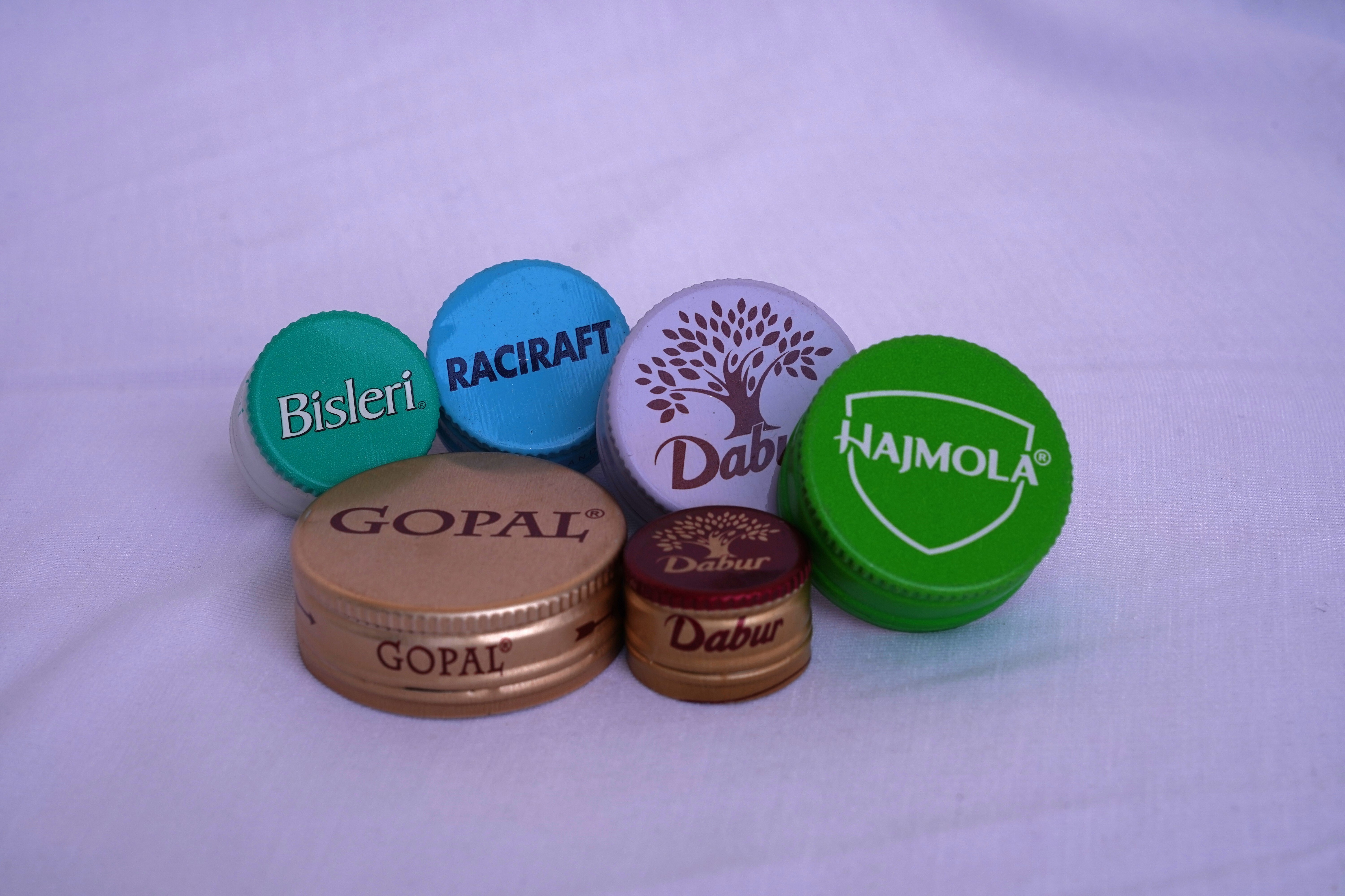 Aluminum Printed Ropp Caps - 22mm To 46mm Sizes | Custom Colors, Ideal For Beverage Sealing