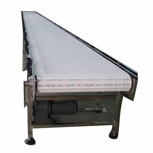 Automated Conveyor System - MS Material, 10 Foot Length, 2 m/s Speed | Efficient Heavy Material Transportation for Industrial Use