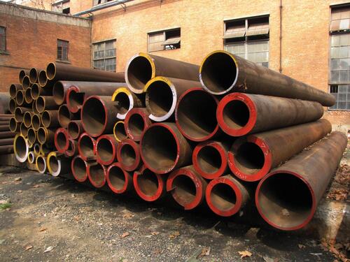 Ms Heavy Wall Thick Pipe - Non-Alloy Round Iron Seamless Pipe | Outer Diameter 10-36 Inch, Thickness 10-150 mm, Hot Rolled, ASTM Varnished