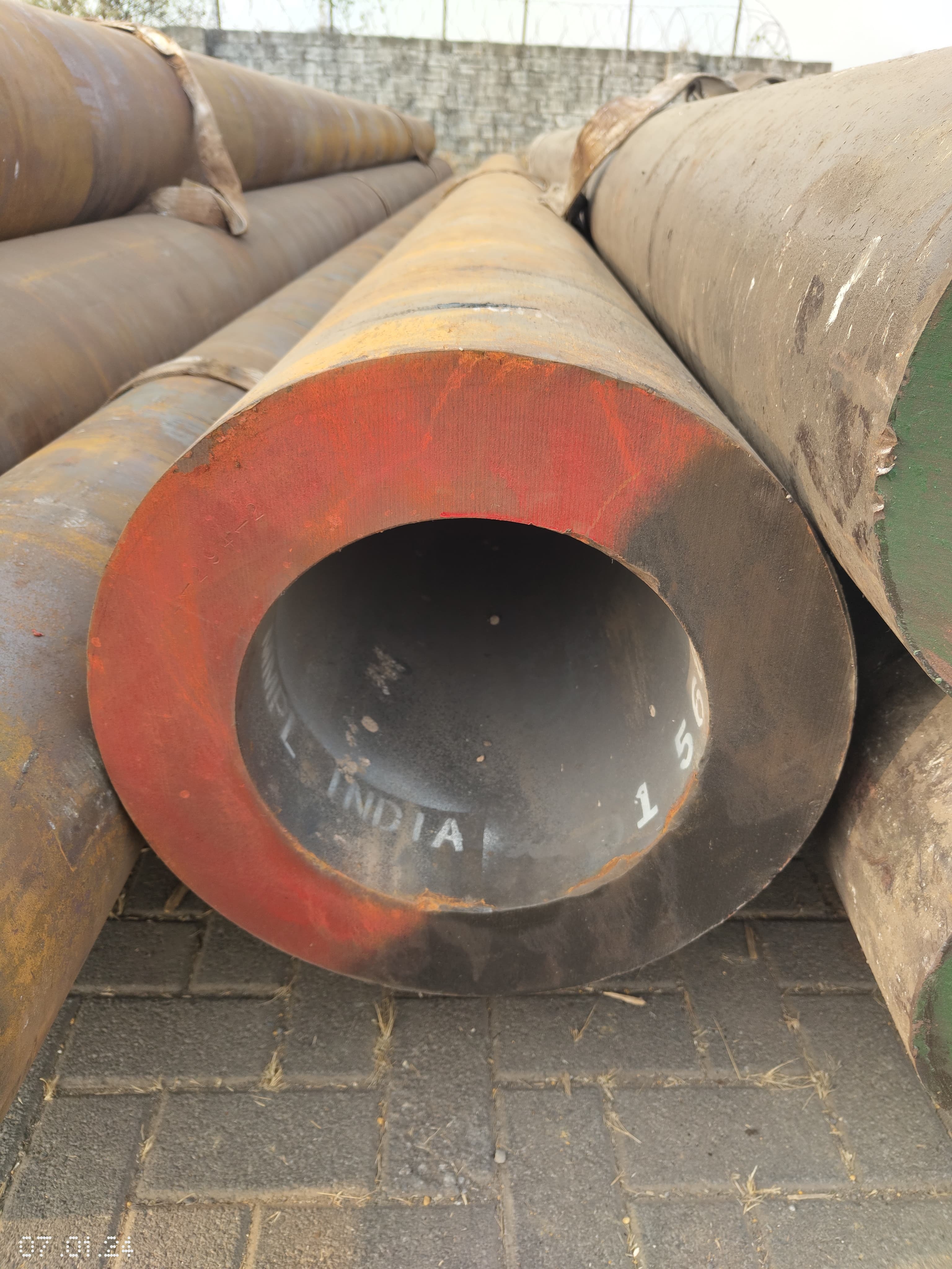 Ms Heavy Wall Thick Pipe - Non-alloy Round Iron Seamless Pipe | Outer Diameter 10-36 Inch, Thickness 10-150 Mm, Hot Rolled, Astm Varnished