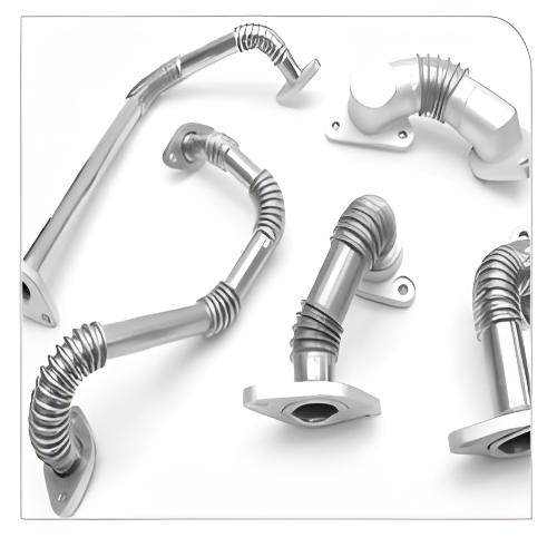 Egr Tubes - Flexible Bellow Design, High-temperature Vibration Resistance, Water Resistant, Customizable Specifications