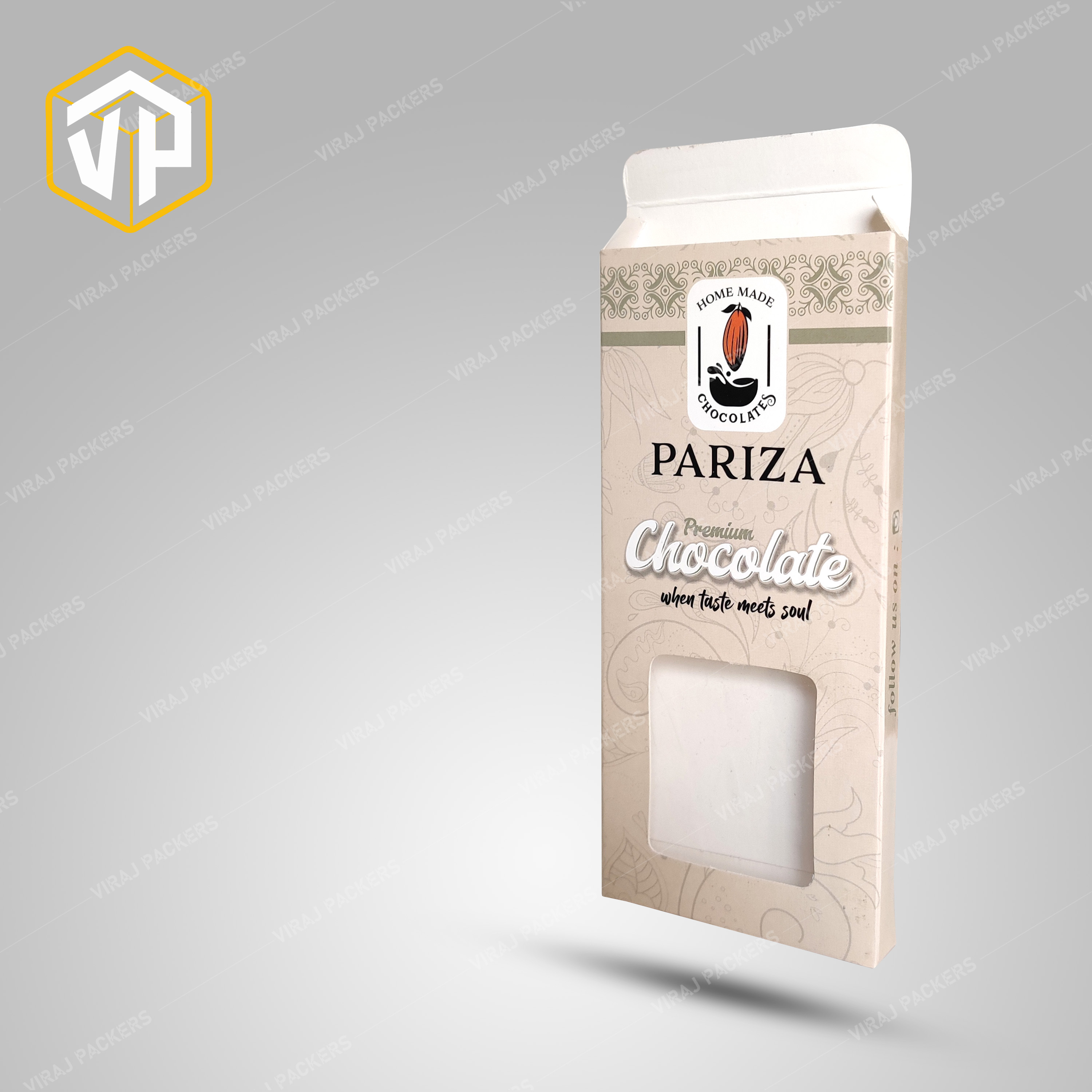 Customized Chocolate Bar Packaging Boxes - Cardboard 8x8x8 Inch Various Colors Available | Ideal For Food Packaging Rectangular Shape