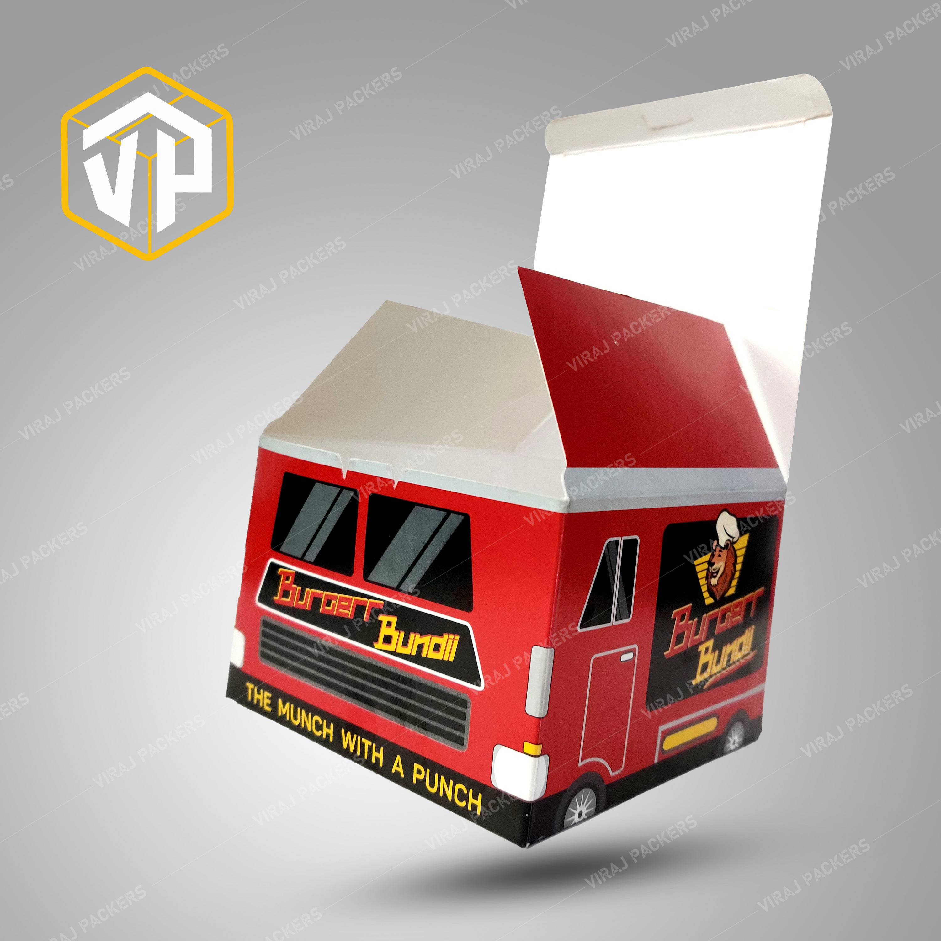 Burger Packaging Box - Heavy Duty Glass Jar Design, Premium Quality Paper Boxes With Expert Assistance