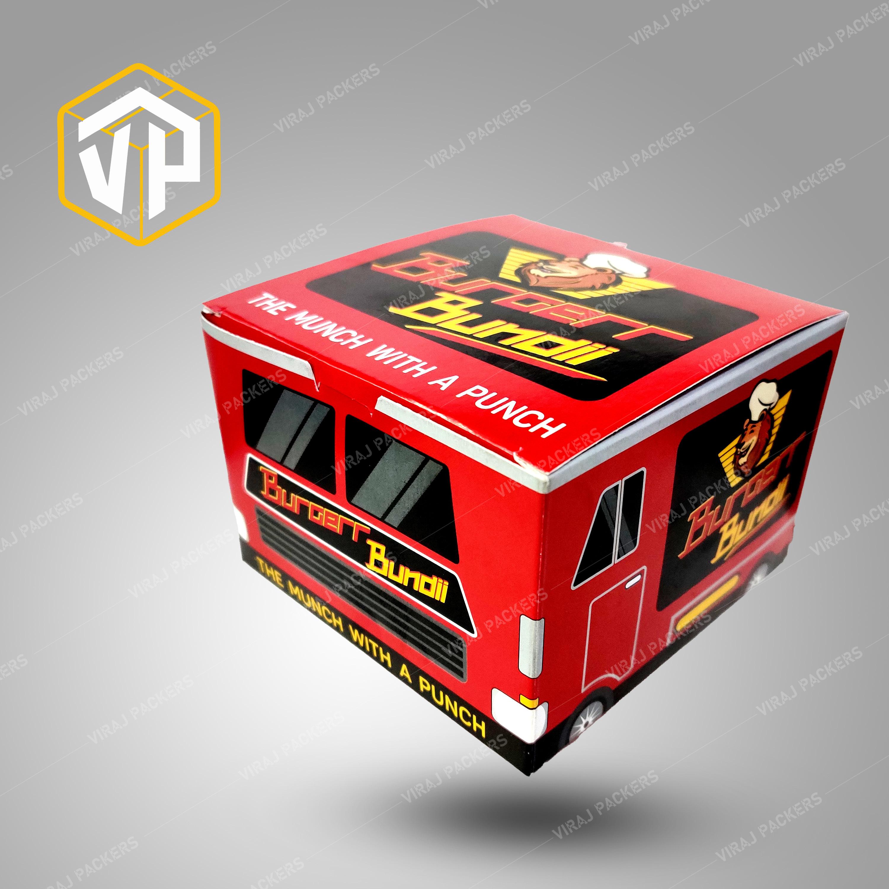 Burger Packaging Box - Heavy Duty Glass Jar Design, Premium Quality Paper Boxes With Expert Assistance