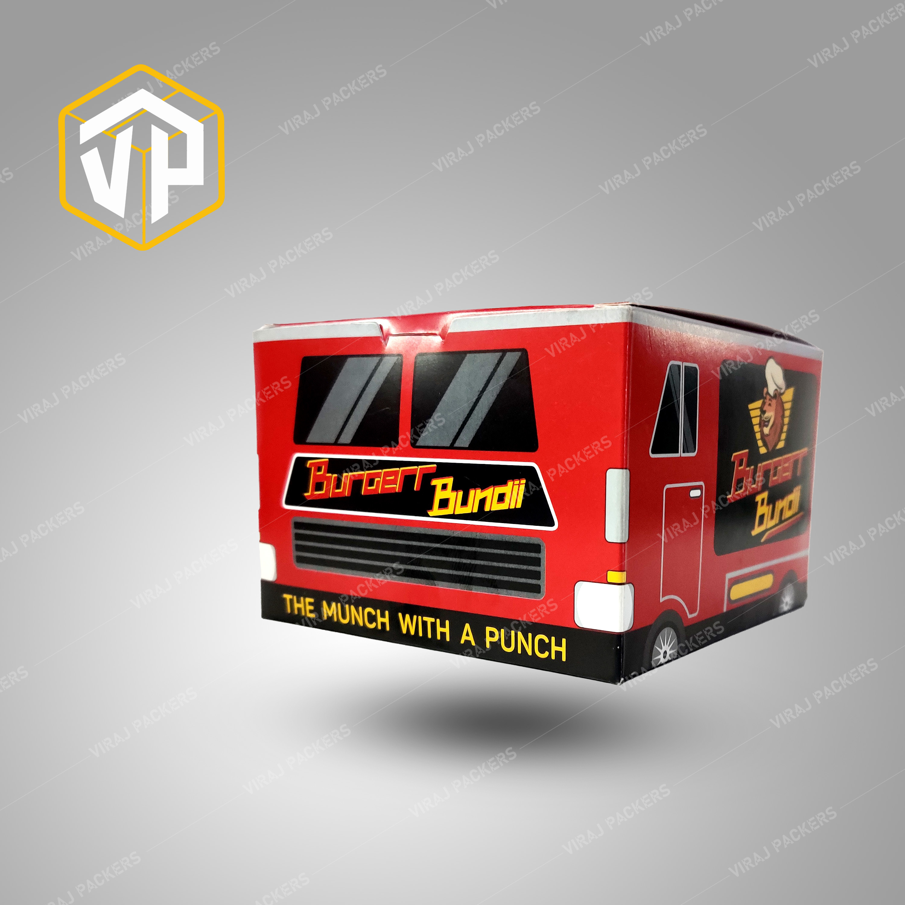 Burger Packaging Box - Heavy Duty Glass Jar Design, Premium Quality Paper Boxes With Expert Assistance