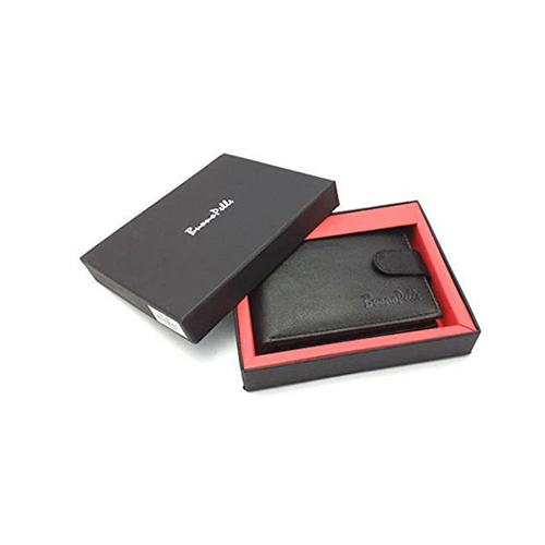 Black Wallet Packaging Box By Jsk Packaging