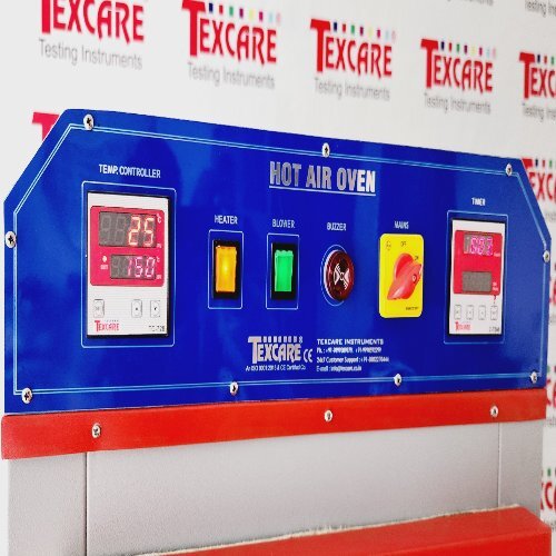 Hot Air Oven With Timer - Color: Red / Grey