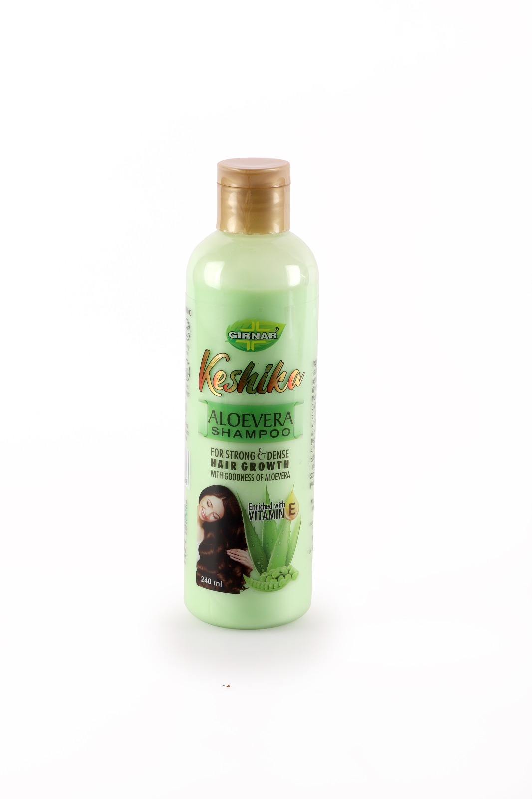 Keshika Bamboo Shampoo - 240ml Gel | Herbal Formula With Chamomile & Aloe Vera For All Hair Types, 36-month Shelf Life