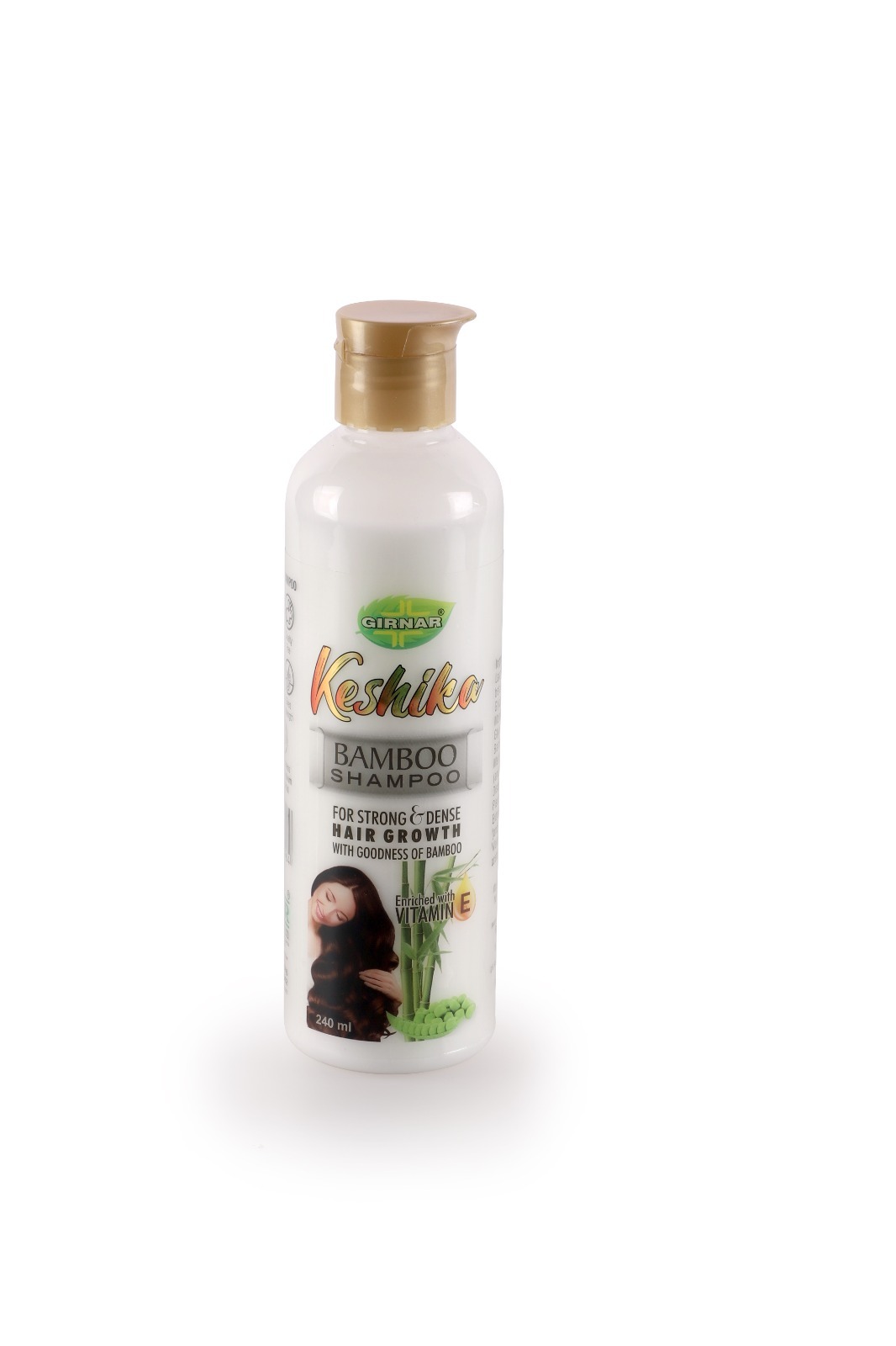 Keshika Bamboo Shampoo - 475ml Gel | Herbal Formula Infused With Chamomile And Aloe Vera, Suitable For All Hair Types, Sublime Fragrance