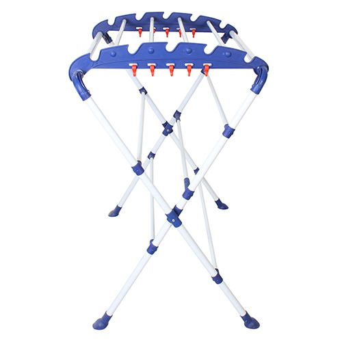 Blue-orange Minisumo Steel Cloth Drying Stand
