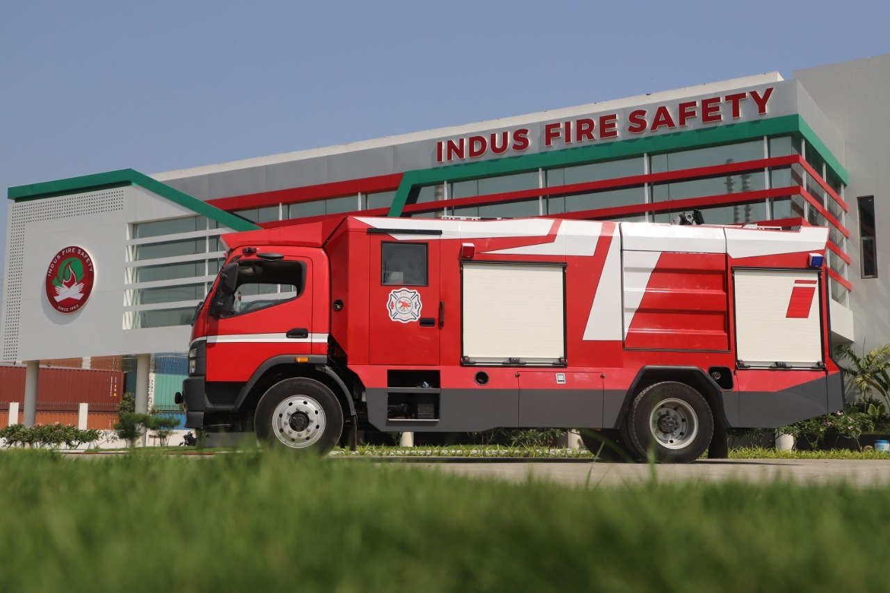 Red Equipment Van
