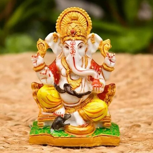Marble Ganesha Statue By Rudr Krupa Exports (Opc) Private Limited