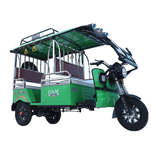 Green Electric Rickshaw - Origin: India
