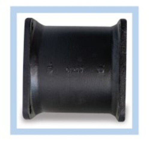 DI Mechanical Joint Collar - Iron Material, Galvanized Black Finish | Round Shape, Socket Joint Connection, Durable Design with Warranty