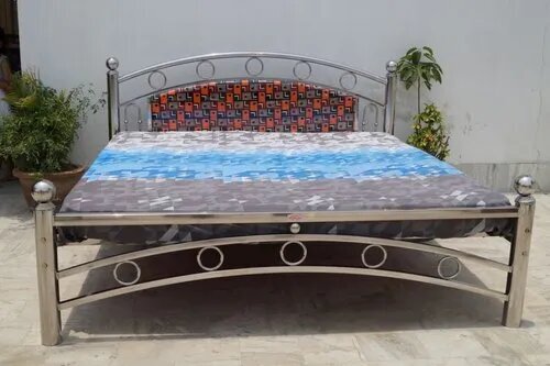 New Dutta Steel Furniture Square Bed