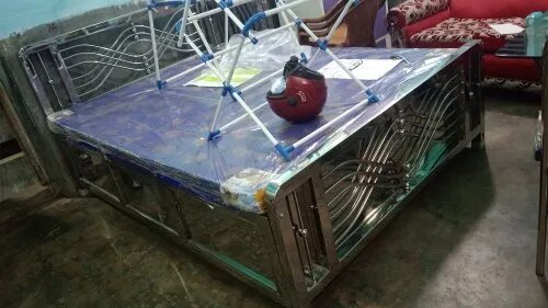 New Dutta Steel Furniture Square Bed