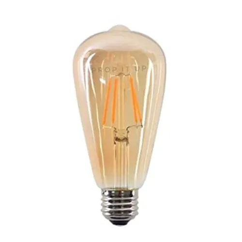 Cl St64 6 Watt Osram Led Filament Bulb - PC Material, Warm White Color | Input Voltage: 6W, Warranty Included