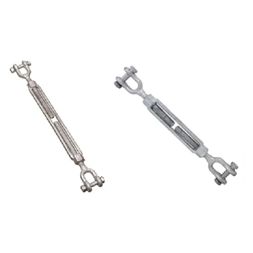 Eye To Eye Turn Buckle - Stainless Steel, 5 Ton Capacity, Silver Color | Forged Product, Ideal for Adjusting Rope Tension and Length