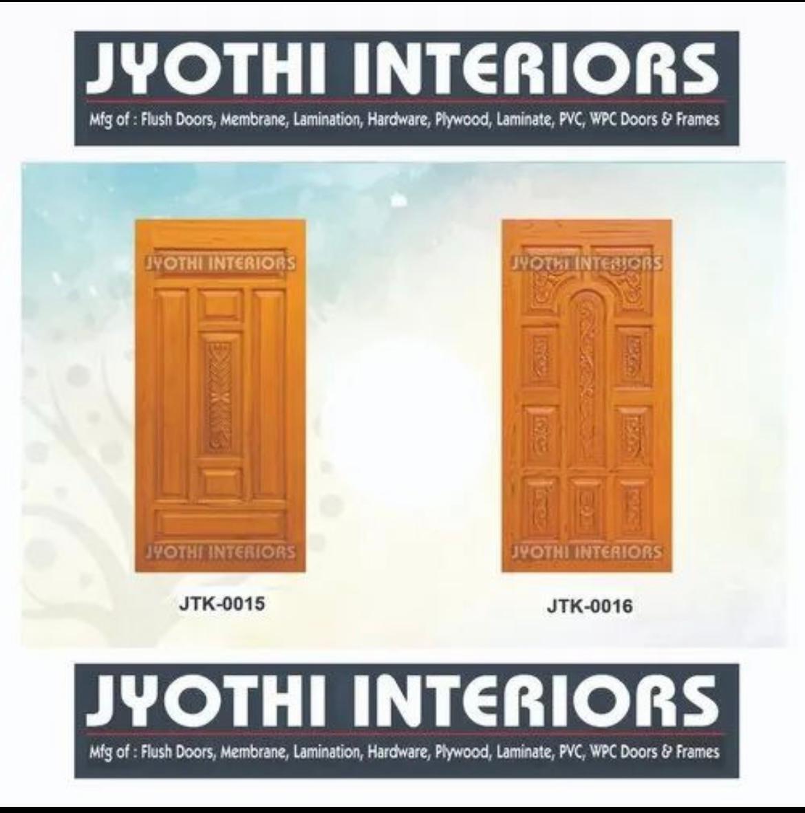 Wooden Teak Wood Doors - Frame Thickness: Standard