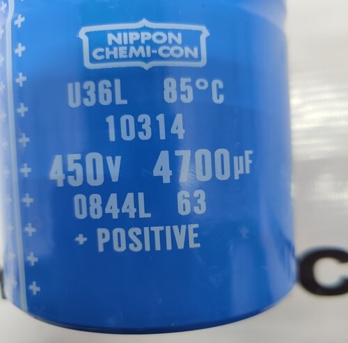 Nippon Chemi-con 450v 4700uf Capacitor
