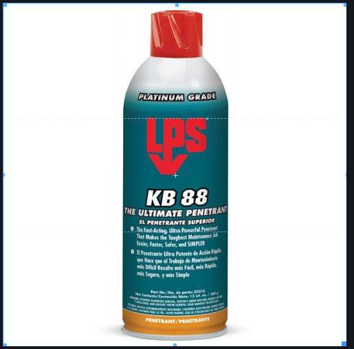 Lsp Kb 88 The Ultimate Penetrant - Voc Compliant Formula, High Solvency Value Of 151, Aggressive Rust Penetration, Moisture Displacement