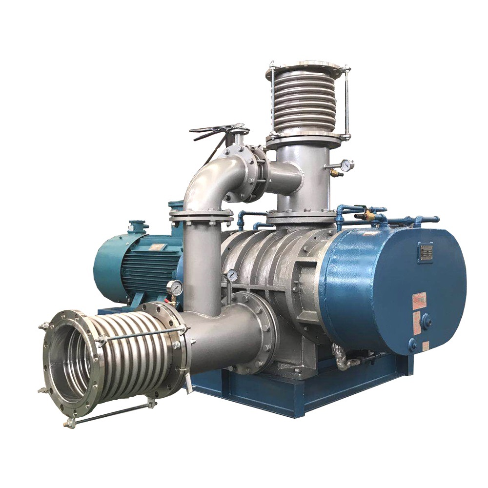 Mvr Mechanical Vapor Re-compressor - Stainless Steel & Cast Iron, 5.3 T/h Capacity, High Efficiency Oil-free Rotary Vacuum Pump With Double Mechanical Seal, Ac Power Driven