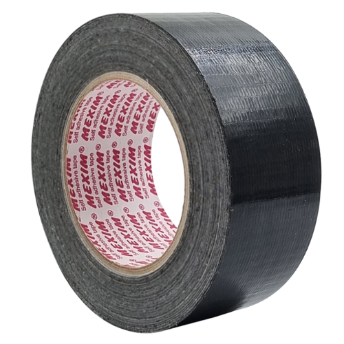 Duct Tapes - Cloth Tape, 20m-50m Length, 24mm-96mm Width, Black/silver/white Color | Strong Synthetic Rubber Adhesive, Scrim-reinforced