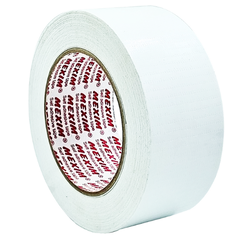 Duct Tapes - Cloth Tape, 20m-50m Length, 24mm-96mm Width, Black/silver/white Color | Strong Synthetic Rubber Adhesive, Scrim-reinforced