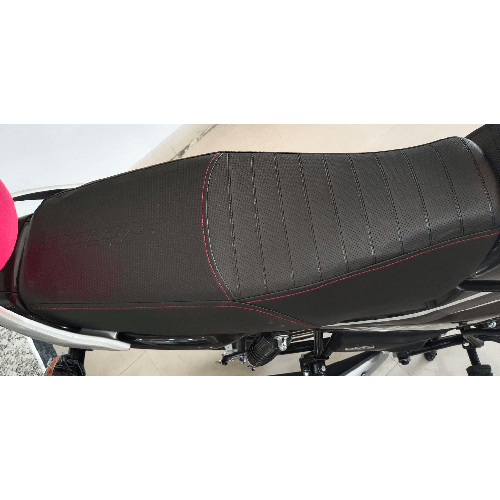 Black Bike Seat Cover - Leather Material, New Condition | First Class Comfort and Protection