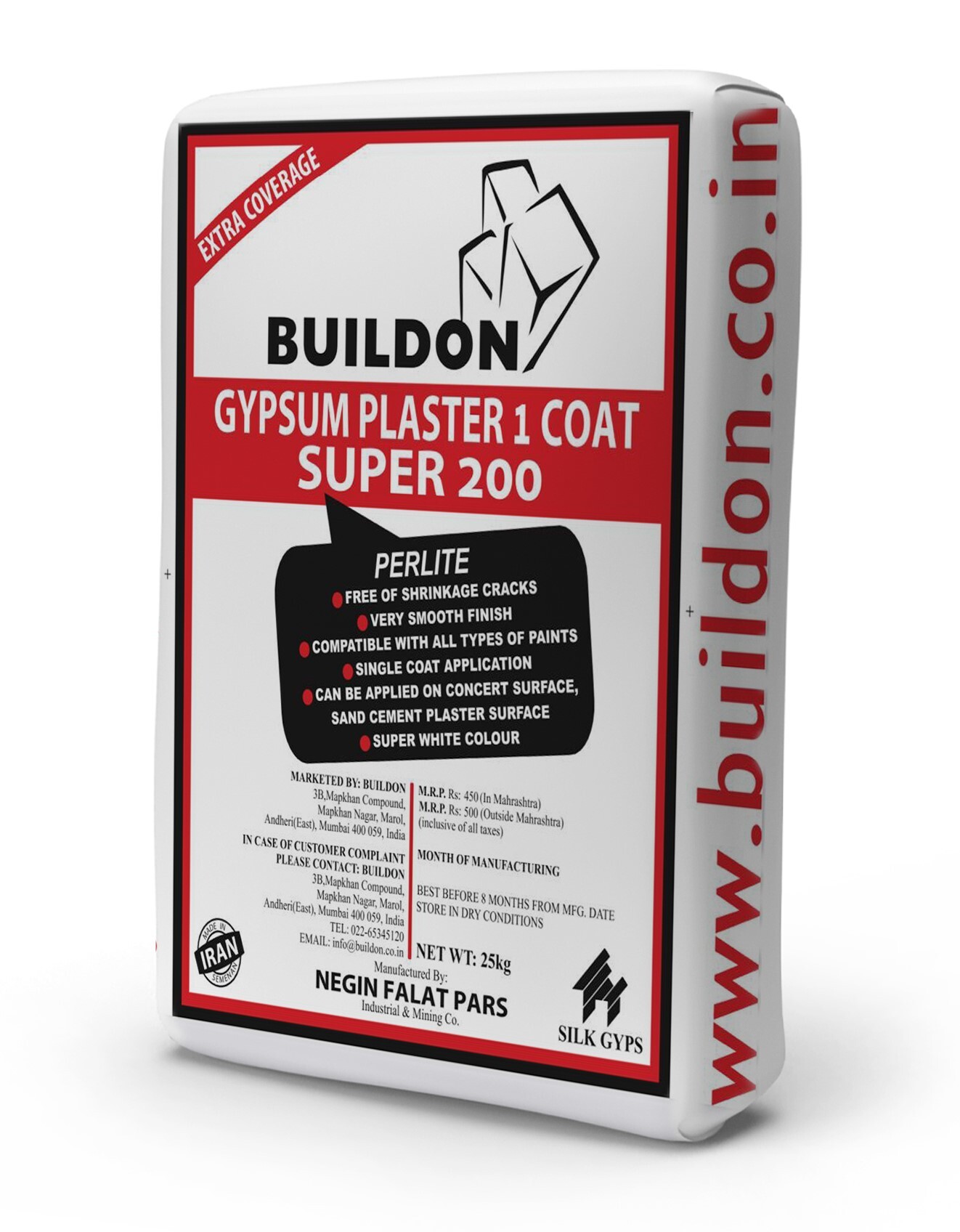 Perlite Plaster - Feature: Superior Quality